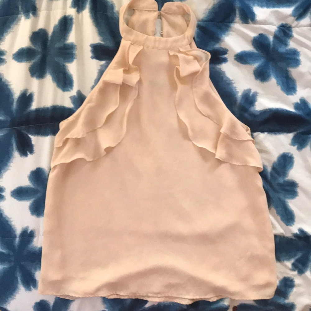 Peach blouse
